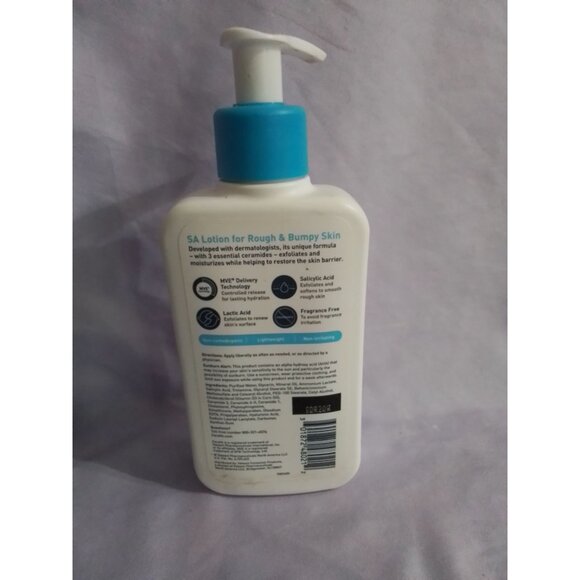 CeraVe SA Lotion for Rough & Bumpy Skin – 8 oz Moisturizing Exfoliating Lotion - Picture 2 of 2